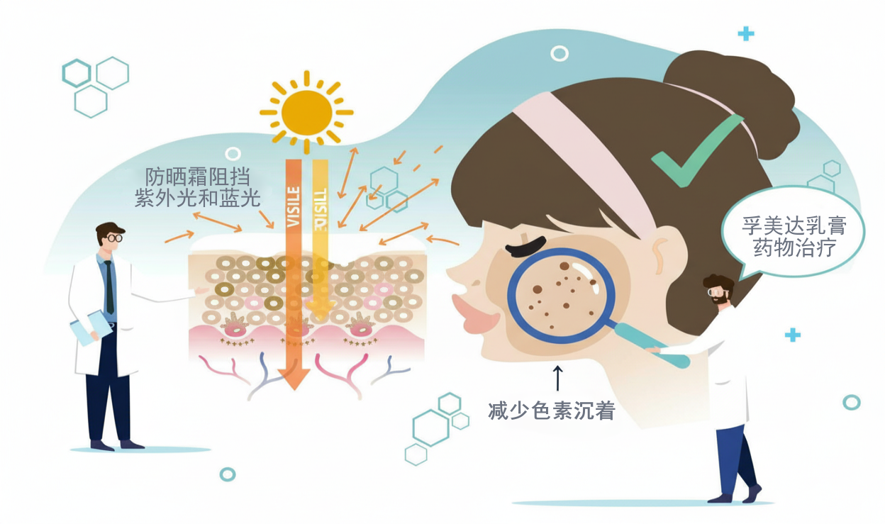 黄褐斑治疗时必须用什么样的防晒霜？